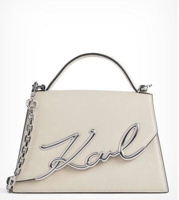 Bolso Karl signature crema